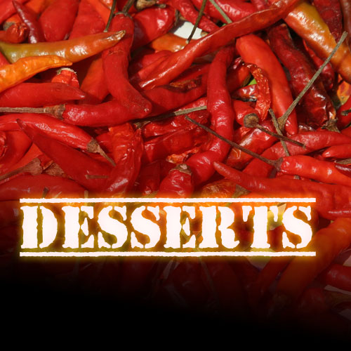 Recipes for hot sauce - desserts