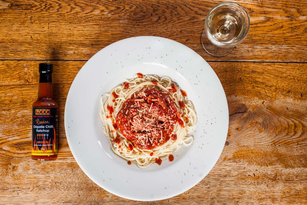 Chilli Sauce with Spaghetti