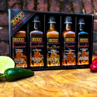 Mini Hot Sauce Gift Set - 5 of our hottest Artisan Chilli Sauces - 60ml Bottles - Spicy Taster Pack for Chilli Lovers
